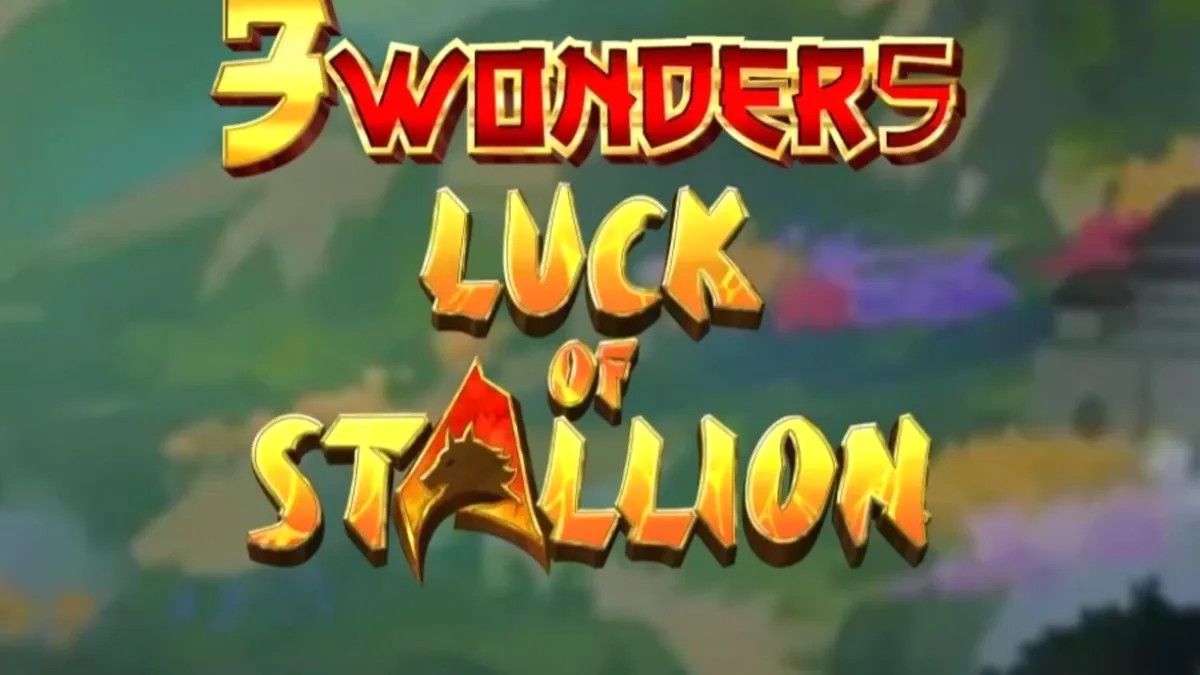 Tampilan visual slot 3 Wonders Luck of Stallion dengan tema Tahun Kuda
