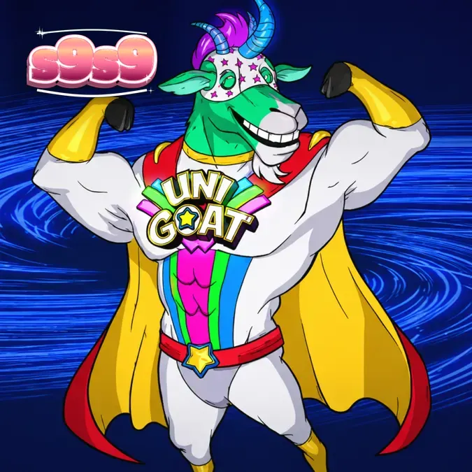 Tampilan visual slot Unigoat dengan tema kambing ajaib dan elemen fantasi.