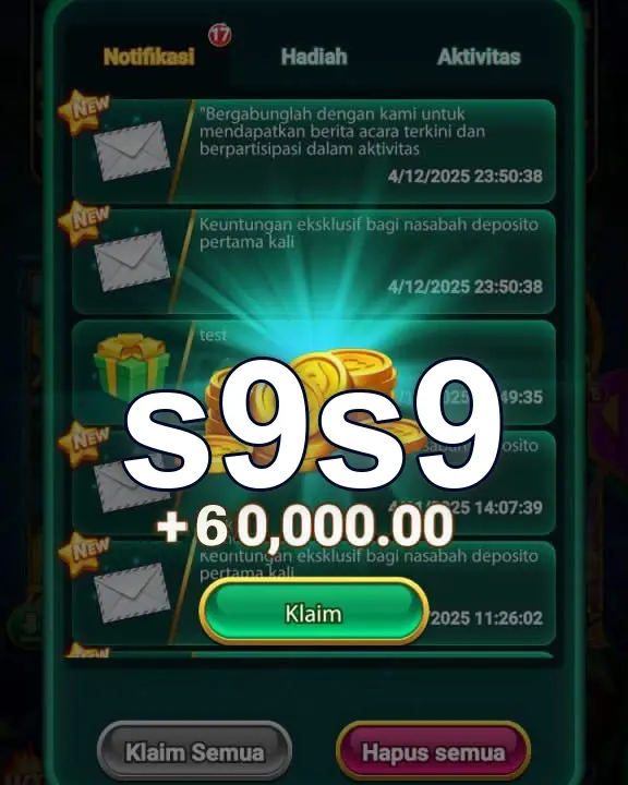 s9s9 Masuk